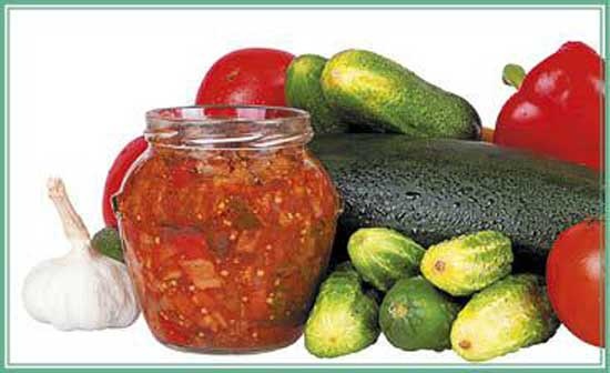 Иллюстрация к книге — Консервируем салаты, лечо, икру, соте, аджику [i_068.jpg]