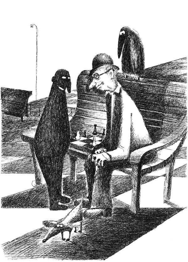 Иллюстрация к книге — Нога судьбы, пешки и собачонка Марсельеза [i_012.jpg]