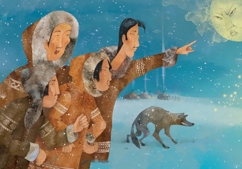 Иллюстрация к книге — Сказка о храбром богатыре Узоне и его возлюбленной Наюн. По мотивам корякской легенды [i_020.jpg]