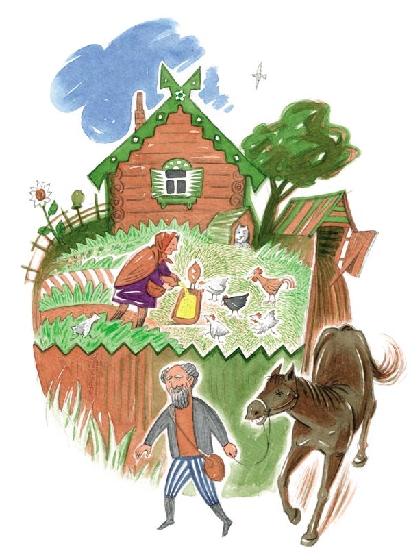 Иллюстрация к книге — Сказки зайца Золотое Ушко [i_036.jpg]