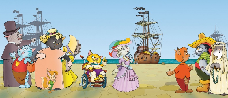 Иллюстрация к книге — Пираты Кошачьего моря. Книга 1. На абордаж! [i_038.jpg]