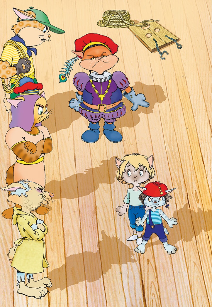 Иллюстрация к книге — Пираты Кошачьего моря. Книга 1. На абордаж! [i_042.jpg]