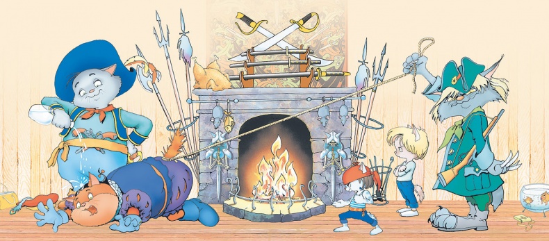 Иллюстрация к книге — Пираты Кошачьего моря. Книга 1. На абордаж! [i_065.jpg]