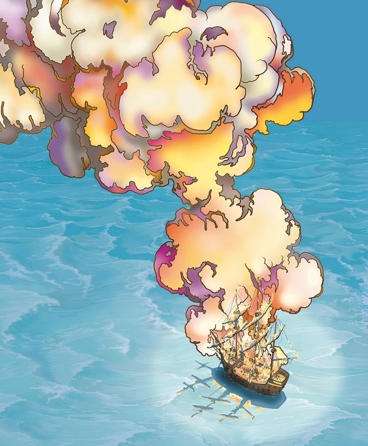 Иллюстрация к книге — Пираты Кошачьего моря. Книга 1. На абордаж! [i_084.jpg]