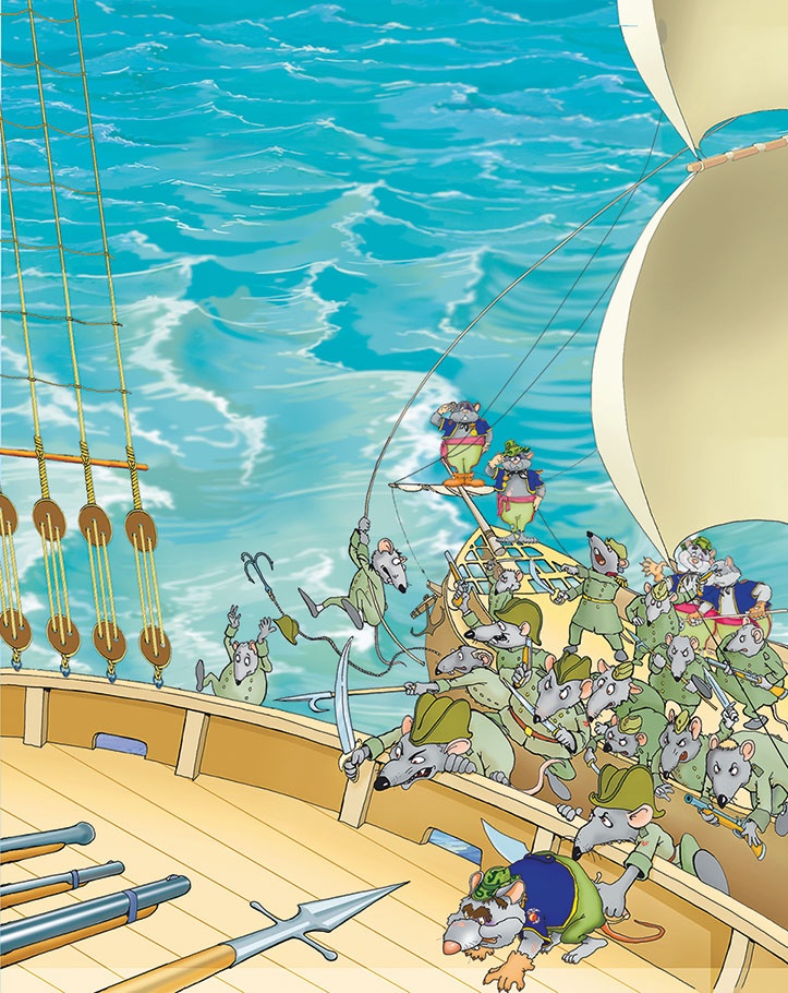 Иллюстрация к книге — Пираты Кошачьего моря. Книга 1. На абордаж! [i_086.jpg]