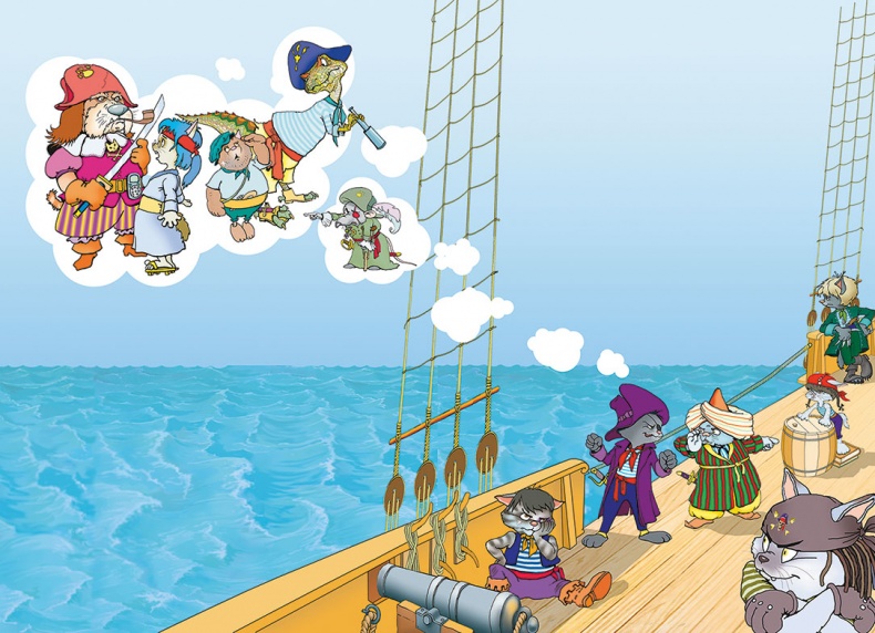 Иллюстрация к книге — Пираты Кошачьего моря. Книга 1. На абордаж! [i_112.jpg]