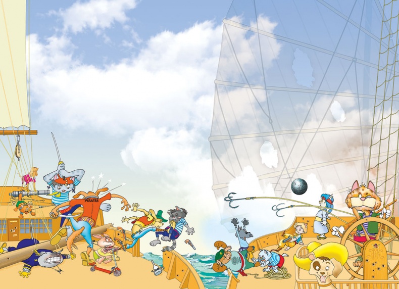 Иллюстрация к книге — Пираты Кошачьего моря. Книга 2. Остров забытых сокровищ [i_023.jpg]