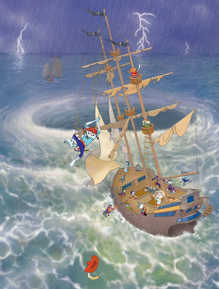 Иллюстрация к книге — Пираты Кошачьего моря. Книга 2. Остров забытых сокровищ [i_033.jpg]