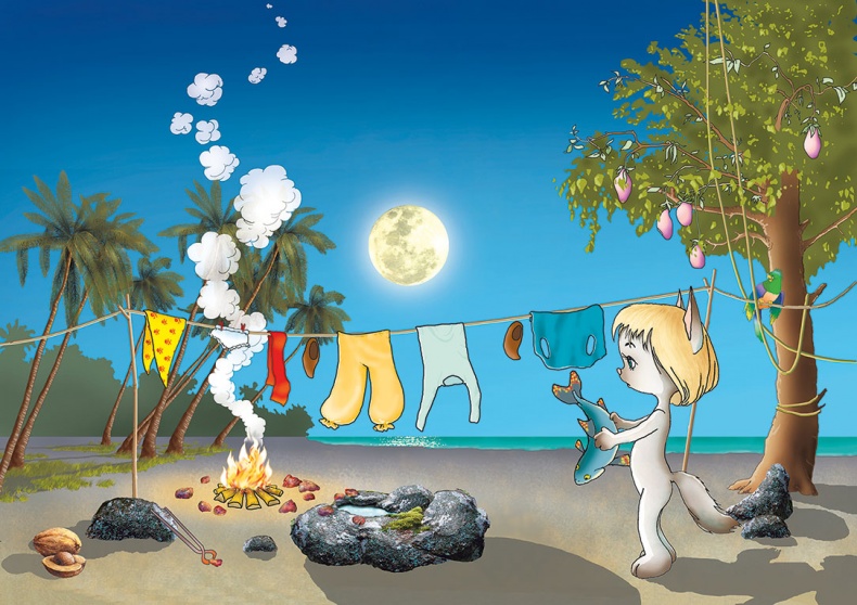 Иллюстрация к книге — Пираты Кошачьего моря. Книга 2. Остров забытых сокровищ [i_042.jpg]