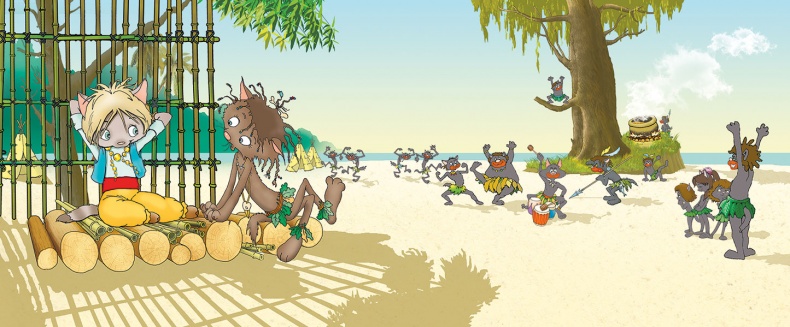 Иллюстрация к книге — Пираты Кошачьего моря. Книга 2. Остров забытых сокровищ [i_060.jpg]