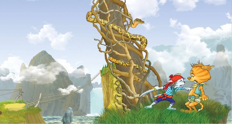 Иллюстрация к книге — Пираты Кошачьего моря. Книга 2. Остров забытых сокровищ [i_062.jpg]