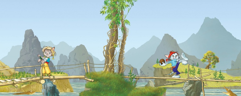 Иллюстрация к книге — Пираты Кошачьего моря. Книга 2. Остров забытых сокровищ [i_066.jpg]