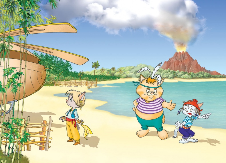 Иллюстрация к книге — Пираты Кошачьего моря. Книга 2. Остров забытых сокровищ [i_071.jpg]