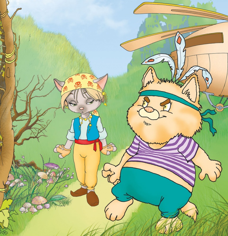 Иллюстрация к книге — Пираты Кошачьего моря. Книга 2. Остров забытых сокровищ [i_078.jpg]