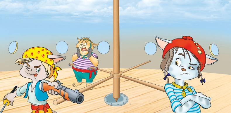 Иллюстрация к книге — Пираты Кошачьего моря. Книга 2. Остров забытых сокровищ [i_083.jpg]