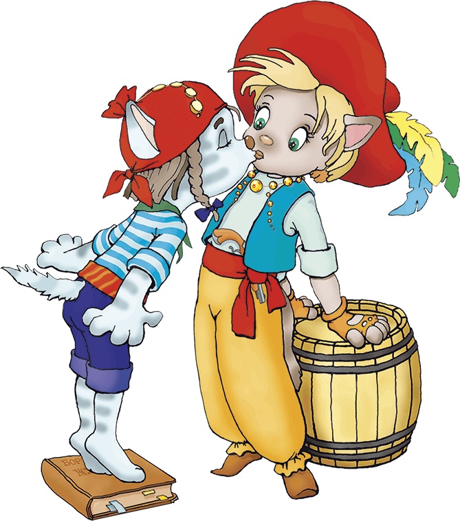 Иллюстрация к книге — Пираты Кошачьего моря. Книга 2. Остров забытых сокровищ [i_100.jpg]