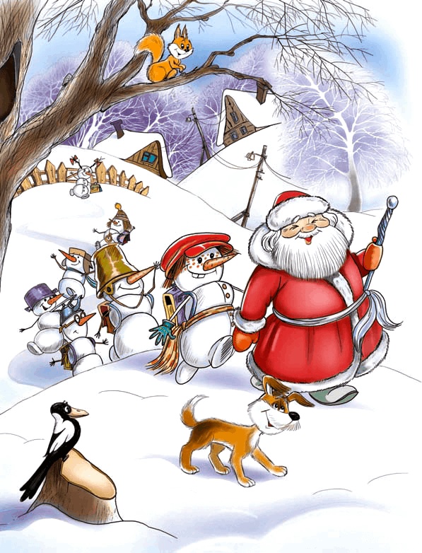 Иллюстрация к книге — Школа снеговиков [i_001.jpg]