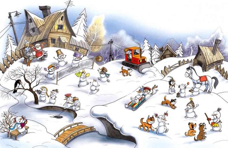 Иллюстрация к книге — Школа снеговиков [i_002.jpg]