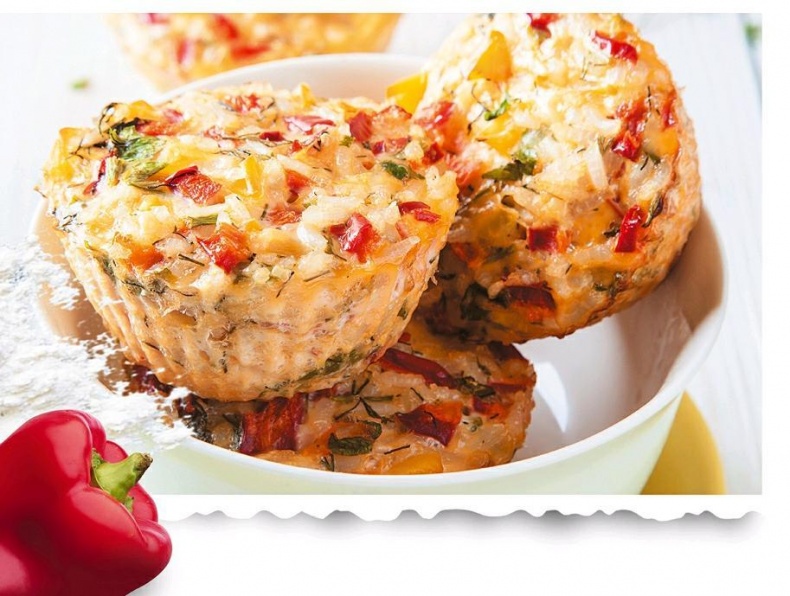 Иллюстрация к книге — Готовим в форме для кексов. Маффины. Булочки. Закуски. Завтраки [_106.jpg]