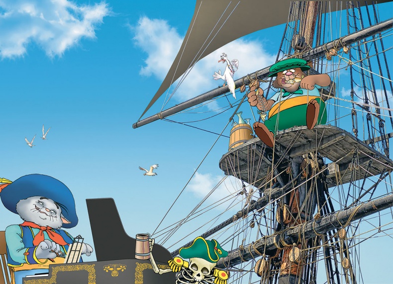 Иллюстрация к книге — Пираты Кошачьего моря. Сундук для императора [i_038.jpg]