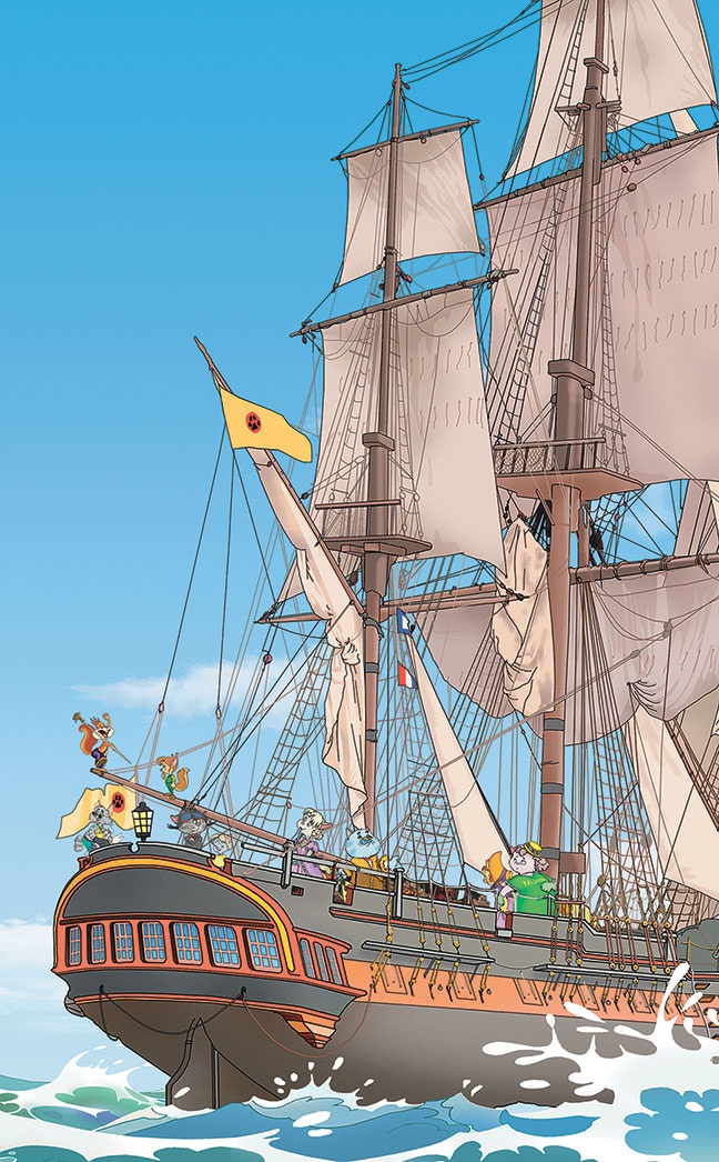 Иллюстрация к книге — Пираты Кошачьего моря. Сундук для императора [i_050.jpg]