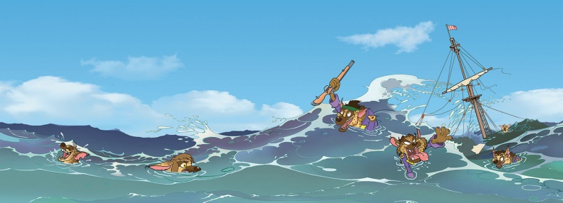 Иллюстрация к книге — Пираты Кошачьего моря. Сундук для императора [i_056.jpg]