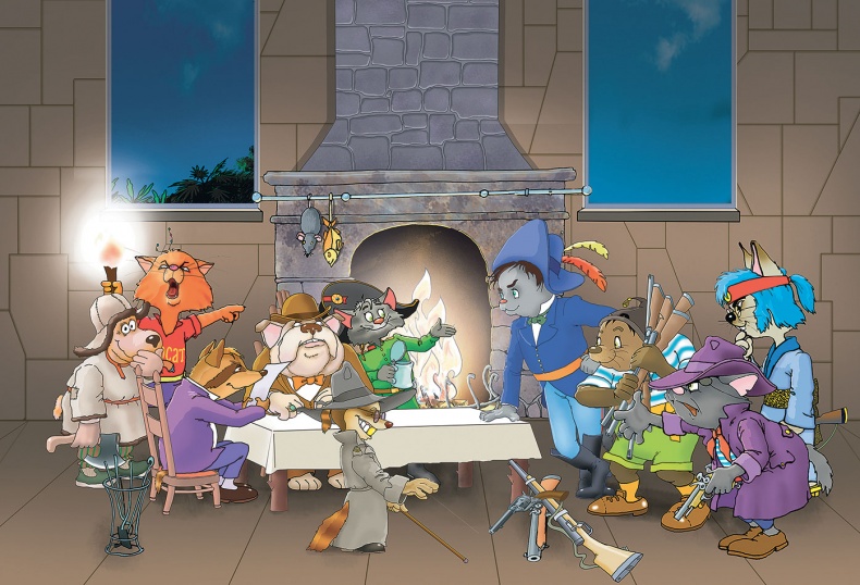 Иллюстрация к книге — Пираты Кошачьего моря. Сундук для императора [i_058.jpg]