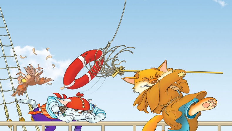 Иллюстрация к книге — Пираты Кошачьего моря. Мумия Мятежника [i_015.jpg]