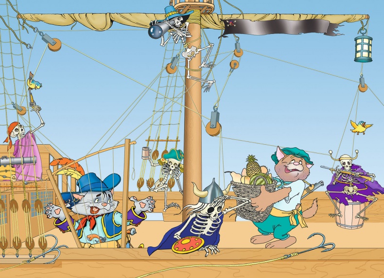 Иллюстрация к книге — Пираты Кошачьего моря. Мумия Мятежника [i_022.jpg]