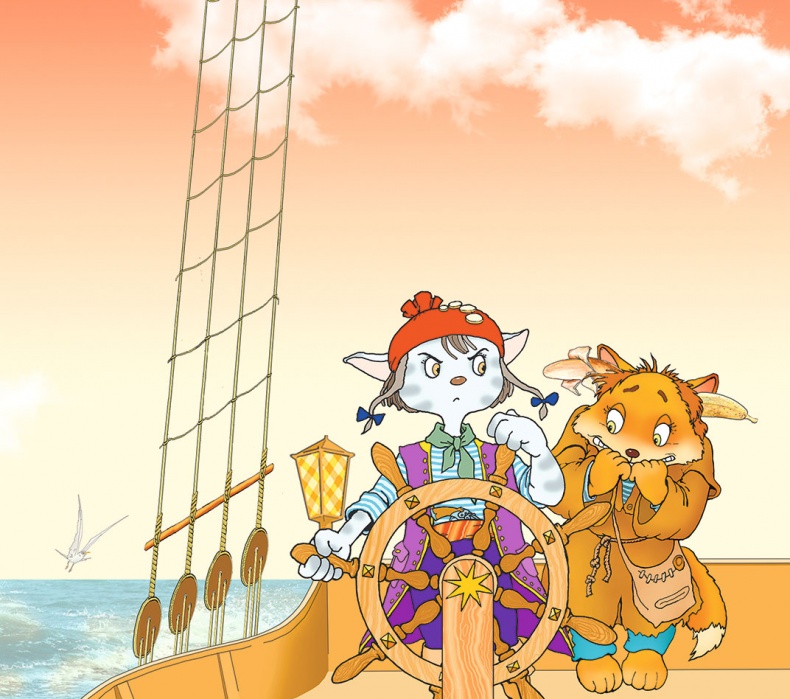 Иллюстрация к книге — Пираты Кошачьего моря. Мумия Мятежника [i_028.jpg]