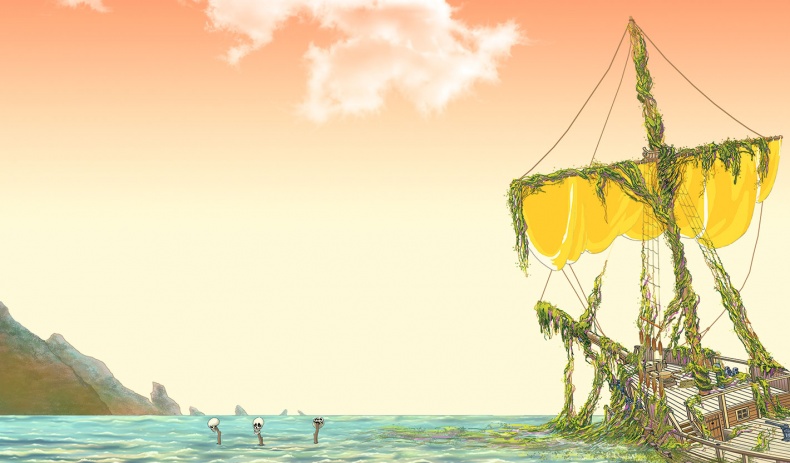 Иллюстрация к книге — Пираты Кошачьего моря. Мумия Мятежника [i_032.jpg]