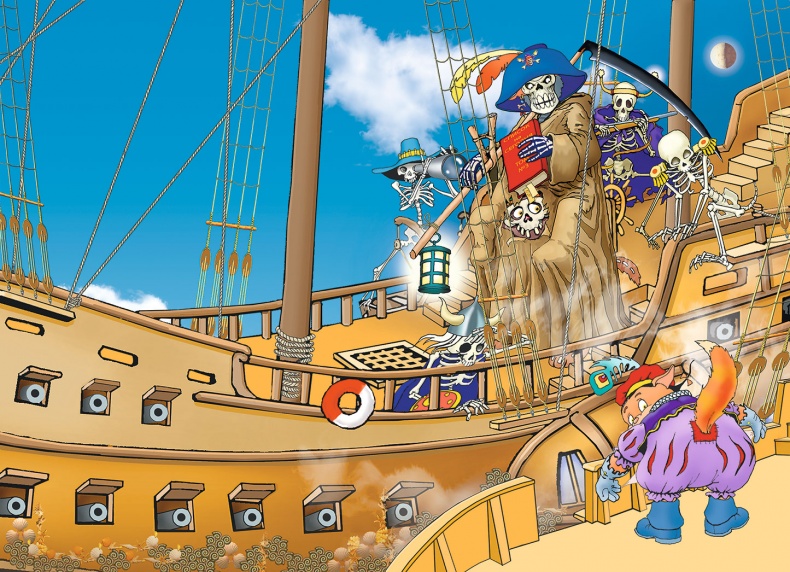 Иллюстрация к книге — Пираты Кошачьего моря. Мумия Мятежника [i_040.jpg]