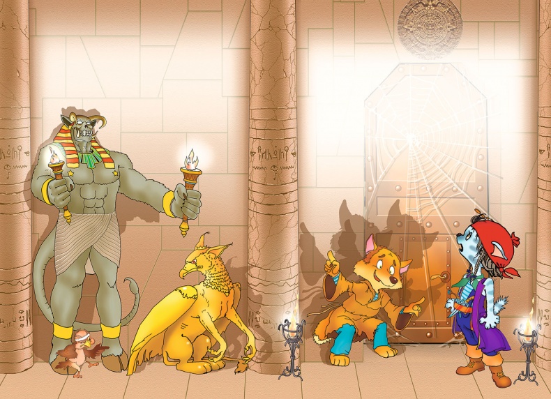 Иллюстрация к книге — Пираты Кошачьего моря. Мумия Мятежника [i_057.jpg]