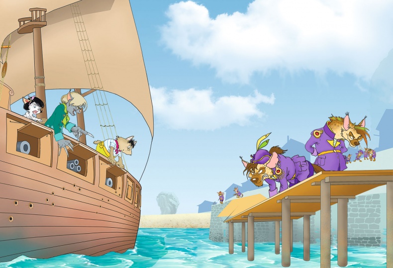 Иллюстрация к книге — Пираты Кошачьего моря. Капитан Джен [i_008.jpg]