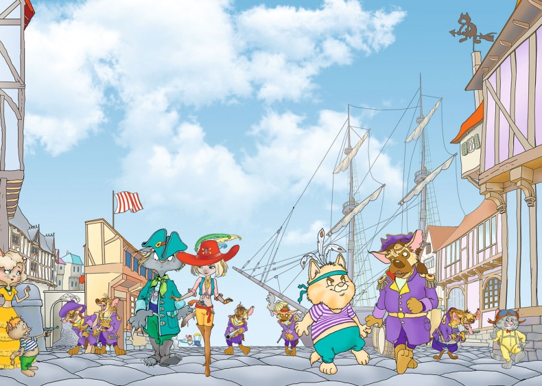 Иллюстрация к книге — Пираты Кошачьего моря. Капитан Джен [i_011.jpg]