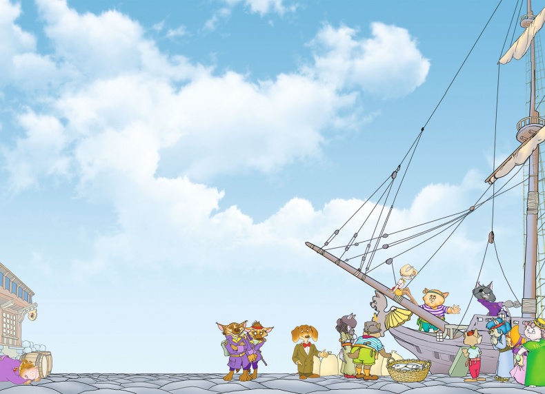 Иллюстрация к книге — Пираты Кошачьего моря. Капитан Джен [i_021.jpg]