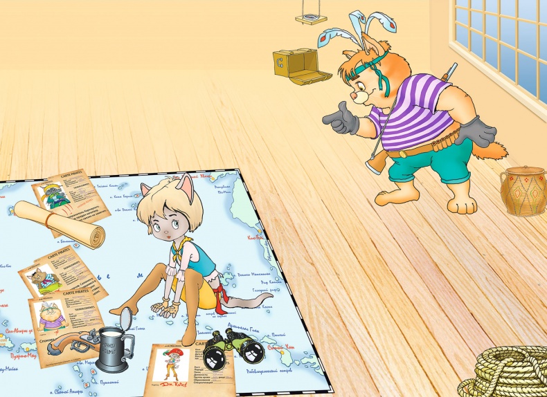 Иллюстрация к книге — Пираты Кошачьего моря. Капитан Джен [i_027.jpg]