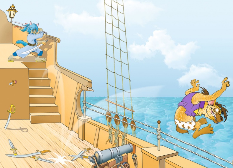 Иллюстрация к книге — Пираты Кошачьего моря. Капитан Джен [i_041.jpg]