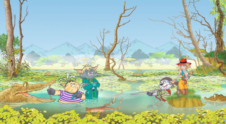 Иллюстрация к книге — Пираты Кошачьего моря. Капитан Джен [i_075.jpg]