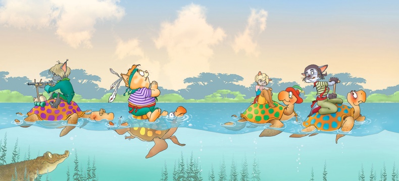 Иллюстрация к книге — Пираты Кошачьего моря. Капитан Джен [i_076.jpg]