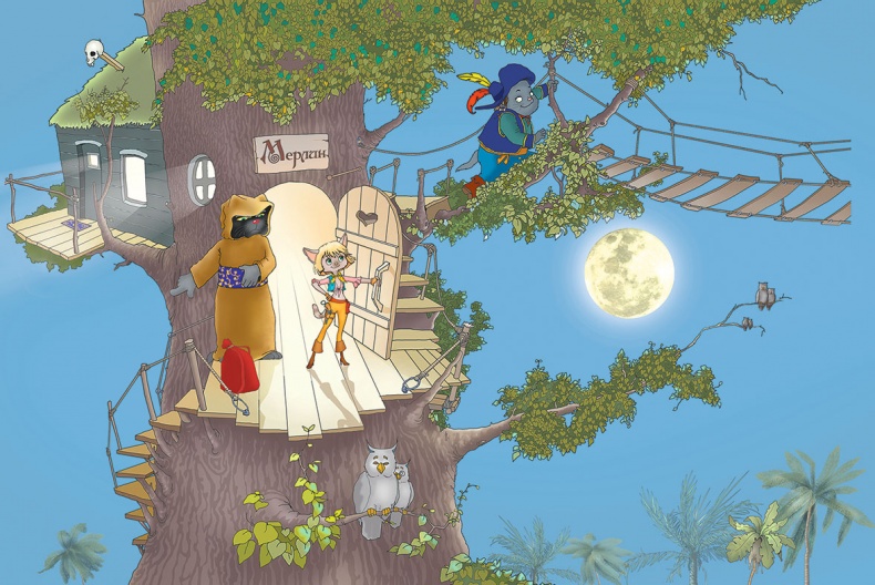 Иллюстрация к книге — Пираты Кошачьего моря. Капитан Джен [i_089.jpg]