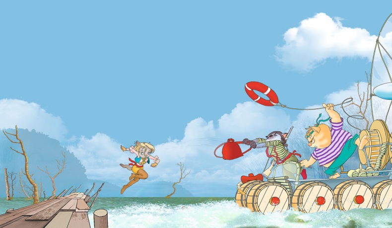 Иллюстрация к книге — Пираты Кошачьего моря. Капитан Джен [i_091.jpg]