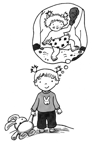 Иллюстрация к книге — Самый счастливый малыш на детской площадке. Как воспитывать ребенка от года до четырех лет дружелюбным, терпеливым и послушным [i_005.jpg]