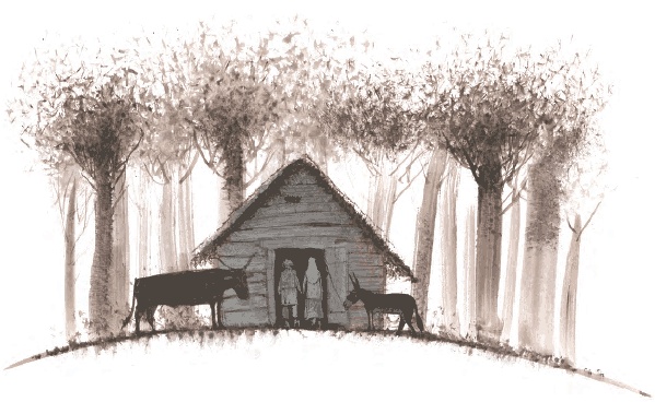 Иллюстрация к книге — Вол и осел при яслях [i_001.jpg]