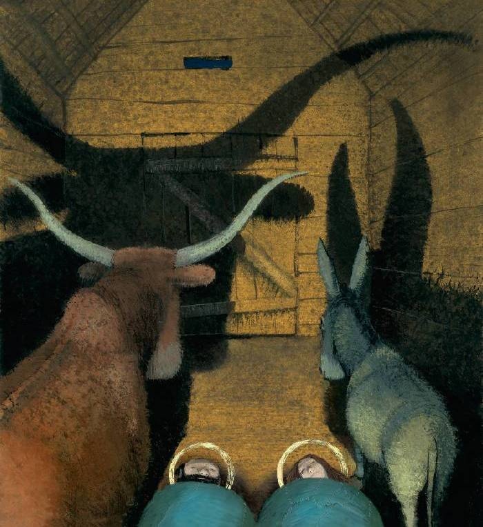 Иллюстрация к книге — Вол и осел при яслях [i_005.jpg]