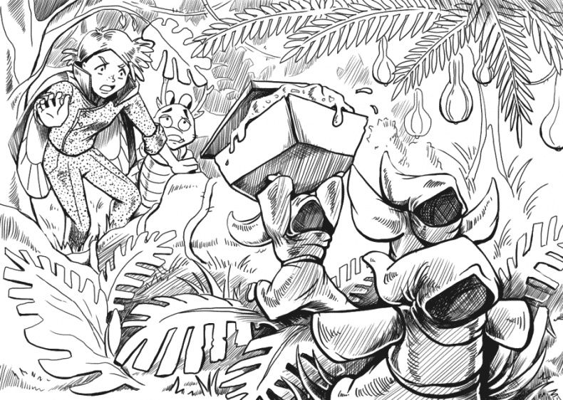 Иллюстрация к книге — Космические бродяги. Вторжение пеплоидов [_065_3.jpg]