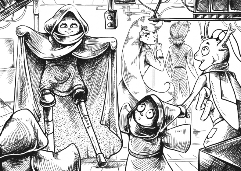 Иллюстрация к книге — Космические бродяги. Вторжение пеплоидов [_237_3.jpg]