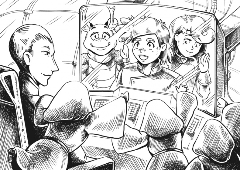 Иллюстрация к книге — Космические бродяги. Вторжение пеплоидов [_312_3.jpg]