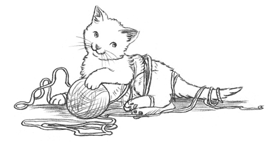 Иллюстрация к книге — Энджел. Котенок обретает дом [i_035.jpg]