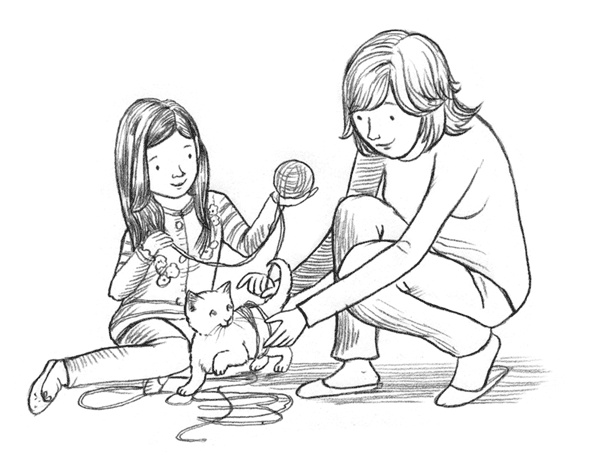 Иллюстрация к книге — Энджел. Котенок обретает дом [i_036.jpg]